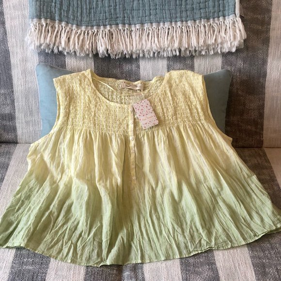 New Free People Relaxed Top M - Picture 1 of 4